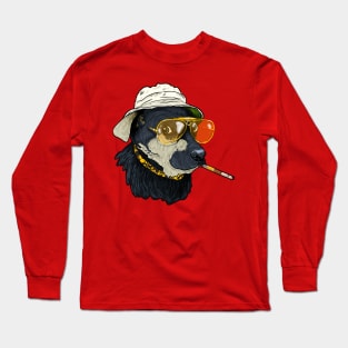 Hunter S Thompson Dog Long Sleeve T-Shirt